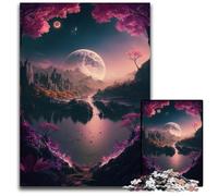 Exoplanet Tau Ceti E 1000 Piece Jigsaw Puzzles for Adults Challenging Puzzles Brain Teaser Game, Interactive Family Game, Suitable for Ages 14+ 50x75CM/19.68x29.52inch