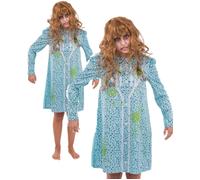 Exorcist Regan Smock TopSmiffys Official The Exorcist Regan Costume Smock Dress Womens Licensed Horror Fancy Dress Outfit for Halloween Parties and Scary Movie Events, large