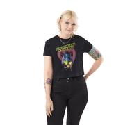 Exorcist Women's Cropped Short Sleeved T-Shirt (Adult Black) in Black | Size: XL Exorcist Black XL