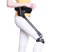 Exoskeleton Ergonomic Power Walking Aid Bionic Body Power Walking Aids 3 Level Adjustable Cuts Effort by 50% Ideal for Stroke Rehab Hiking Travel and Daily Mobility Support (Right Leg, S)
