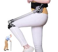 Exoskeleton Power Walking Aid for Elderly, Stroke/Hemiplegia Rehabilitation Trainer, Mobility Support for Hiking/Travel/Mountaineering (Left L)