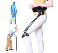 Exoskeleton Power Walking Aid, Walking Assistance, 3 Level Adjustable Rehab Trainer for Elderly and Mobility Support, Lightweight and Portable for Hiking, Exercise (Left L)
