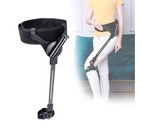 Exoskeleton Power Walking Aids for Disabled and Elderly, Adjustable Lower Limbs Assisted Rehabilitation Equipment Lightweight Upright Walker (Left M)