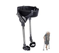 Exoskeleton Walking Aid for Stroke Rehab | Adjustable Strength Support Device for Hemiplegia | Assistive Aid for Adults & Elderly - Supports Both Legs (Medium Bothlegs)