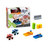 Exost Smash 2 Cars Friction Smash and 2 Boosters and Accessories, Collectable Toys, Ages 5+
