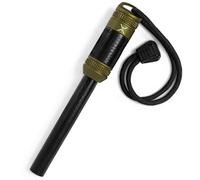 Exotac fireROD XL Ferrocerium Firestarter with Replaceable 1/2 in. Diameter Waterproof Ferro Rod Striker, Heavy-Duty Flammable Repair Tape, and Tinder Capsule Compartment with Included quickLIGHT Tabs