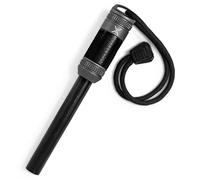 Exotac fireROD XL Ferrocerium Firestarter with Replaceable 1/2 in. Diameter Waterproof Ferro Rod Striker, Heavy-Duty Flammable Repair Tape, and Tinder Capsule Compartment with Included quickLIGHT Tabs