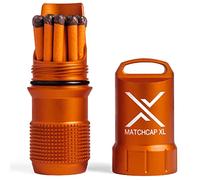 Exotac | Matchcap XL | Waterproof Match Case | Blaze Orange | WildBounds One Size