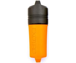 Exotac Men's Firesleeve Waterproof Lighter Holder - Orange, Medium