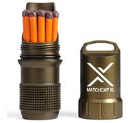 Exotac | Matchcap XL | Waterproof Match Case | Olive Drab | WildBounds One Size
