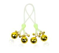 Exotic Accessorie Nipple Clips Couple Fluorescent Rope Bell Nipple Clamps Sex Toys for Women BDSM Adult Flirt Game Bondage Gear Yellow One Size