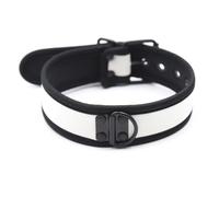 Exotic Accessories Dog Slave Bondage Neoprene Necklace Fetish Puppy Play Collar Punk Harness Flirting Sexy Products For Couples(White Collar)