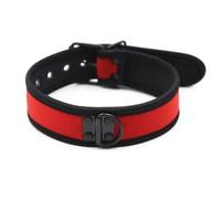Exotic Accessories Dog Slave Bondage Neoprene Necklace Fetish Puppy Play Collar Punk Harness Flirting Sexy Products For Couples(Red Collar)