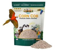 Exotic Animal Supply Natural Corn Cob Bedding, Corn Cob Litter, Dust-Free, Birds and Small Animals ~5lbs (340 CU in)