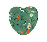 Exotic Bird Car Air Freshener Decorative Hanging Aromatherapy Tablets for Car Trucks Love form