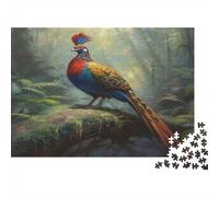 Exotic Bird-Jungle Wildlife Art Jigsaw Puzzles 1000 Pieces in Thick Cardboard Jigsaws with Mindfulness Puzzles for Brain Teasers for Adults As Birthday Gifts for Women/Men 52x38cm/1000pcs