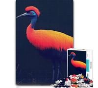 Exotic Bird with Vibrant Plumage Jigsaw Puzzle for Adults, 1000 Pieces | During puzzle time: Jigsaw Puzzle for Adults - hands-on indoor leisure on quiet evenings.