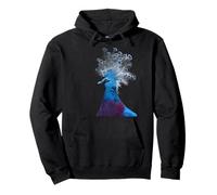 Exotic Blue Victoria Crowned Pigeon Bird Illustration Art Pullover Hoodie