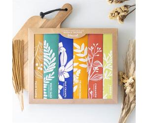 Exotic Botanical Masala Incense Stick Set - 6 Fragrances, 84 Sticks