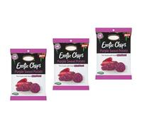Exotic Chips Purple Sweet Potato, Vegan Crunchy Snacks,Pack of 3