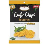 Exotic Chips Tostones 75g (Pack of 6) "Deliciousness that brings a smile" For All Occasions