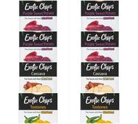 Exotic Chips Variety Pack, Purple 4 Sweet Potato,2 Cassava and 2 Tostones Crunchy Snacks