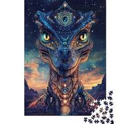 Exotic Dragon Head 1000 Piece Jigsaw Puzzle Cardboard for Adults Colorful Night Sky Puzzle Game for Family Relaxing Home Decor Gift 70x50cm/1000pcs