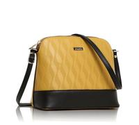 EXOTIC Embossed Dual tone Fashionable Cross Body Sling Bag for Girls/Women, Yellow, S, Sling Bag27