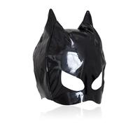 Exotic Fetish Accessories of Sexy Full Face Eye Mask with Open Mouth Cosplay Men Women Games Flirt Stage Club Erotic Products Black One Size