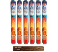 Exotic Fruit Fragrance Incense Sticks Various Assorted Perfume Scented Room Aroma 120 Joss Stick (Vanilla Orange)