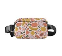 Exotic Fruits Fashionable Crossbody Bag Waist Packs for Women Men Teenagers Small Crossbody Shoulder Bag with Adjustable Strap for Travel Shopping Running, Exotic Fruits, One Size