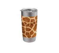 Exotic Giraffe Print Wildlife Aesthetic Design Stainless Steel Insulated Tumbler