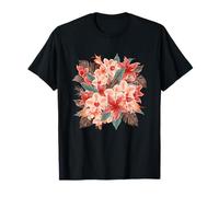 Exotic Hibiscus Orchid Lily Tropical Flowers T-Shirt