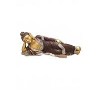 Exotic India Mahaparinirvana Buddha Brass Statue Hindu Idol |Sleeping Buddha Murti |Buddhist and Home Decor