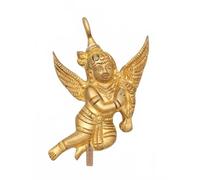 Exotic India Small Brass Gandharva Idol with Hanging Element | Hindu Deity Statue | Mandir & Pooja Room Decor