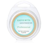 EXOTIC MYTH More than 3 months hold time Double Sided Hair Extension Tape hair tape (10mmx3yards, White)