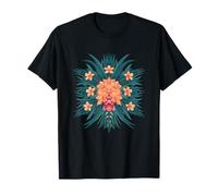 Exotic Orange Lily Garden Orchid Floral Bloom T-Shirt