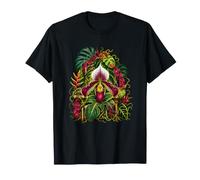 Exotic Orchid Jungle Aesthetic Tropical Rainforest T-Shirt