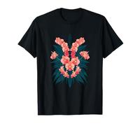 Exotic Pink Orchid Jungle Botanical Flower T-Shirt