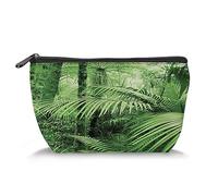 Exotic Plantsby, Makeup Bag Cosmetic Bag for Women,Palm Trees and Exotic Plants,Large Capacity Makeup Bags Travel Toiletry Bag Accessories Organizer,Green
