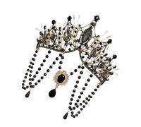 Exotic Princesses Tassels Crowns Mysterious Elegant Headpiece Queen Headbands For Unique Styles Enthusiasts