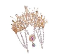 Exotic Princesses Tassels Crowns Mysterious Elegant Headpiece Queen Headbands For Unique Styles Enthusiasts