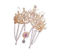 Exotic Princesses Tassels Crowns Mysterious Elegant Headpiece Queen Headbands For Unique Styles Enthusiasts
