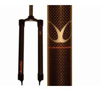 eXotic Rigid Carbon Mountain Bike Fork, Disc Specific 44.5cm for 26in Wheel 3K
