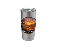 Exotic Sahara Desert Vintage Art Adventure Stainless Steel Insulated Tumbler