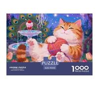Exotic Shorthair 1000 Piece Jigsaw Puzzles for Adults Challenge High Difficulty Pet Cat Home Decors Premium Box Packaging 70x50cm/1000pcs