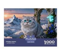 Exotic Shorthair1000 Piece Puzzle Educational Game Cute Cats A Challenging Puzzle for Adults And Children 70x50cm/1000pcs