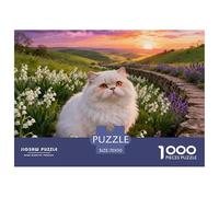 Exotic Shorthair1000 Piece Puzzle Educational Game Cute Cats A Challenging Puzzle Gifts for Women And Men 70x50cm/1000pcs
