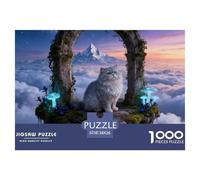 Exotic Shorthair1000 Piece Puzzle Puzzle Cute Cats Clever Puzzles for Adults Children 38x26cm/1000pcs