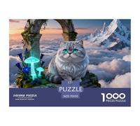 Exotic Shorthair1000 Piece Puzzle Puzzle Cute Cats Colourful Puzzle for Adults Children 70x50cm/1000pcs